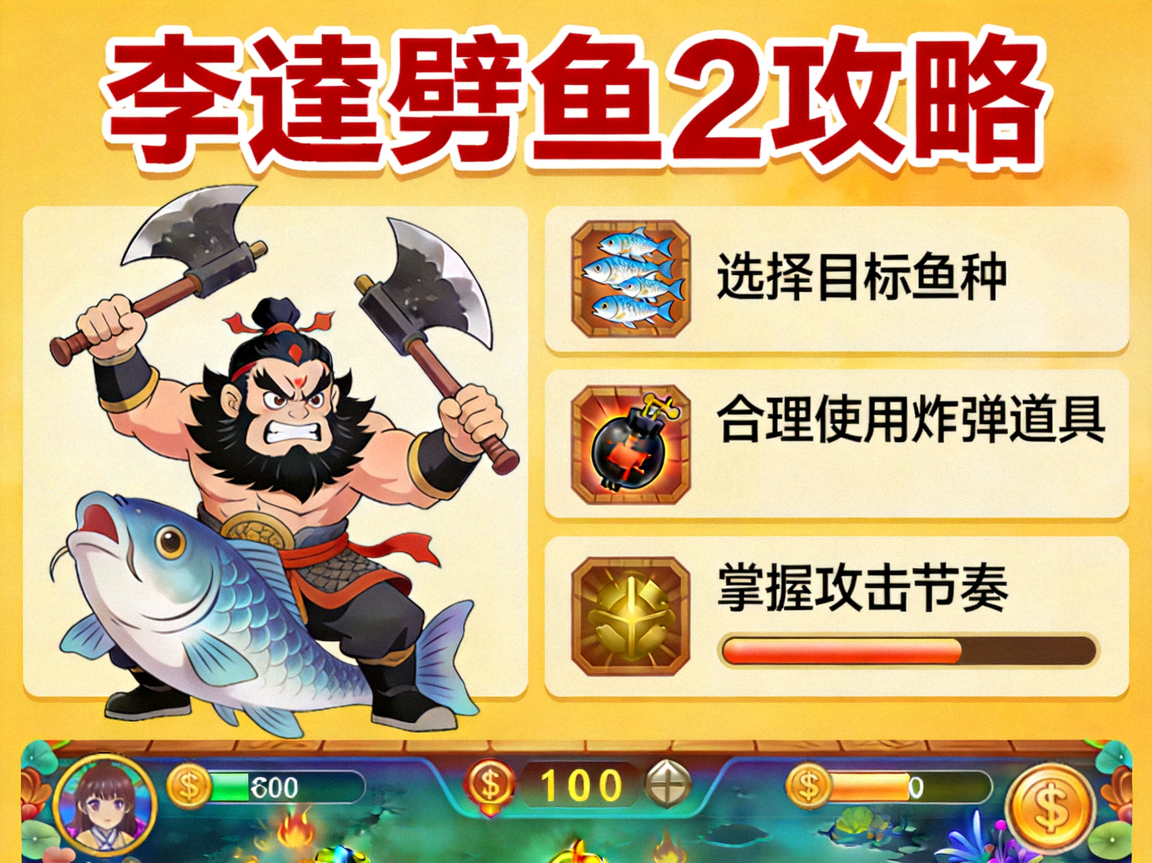 李逵劈鱼2攻略